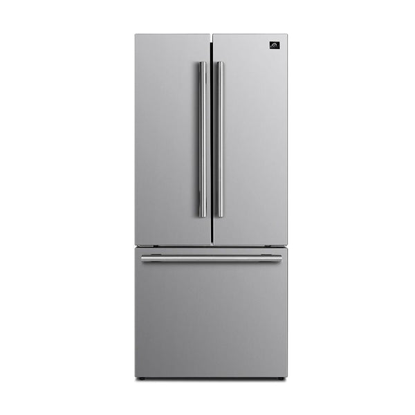 Forno 30" French Door Refrigerator with 17.5 Cu. Ft. with Ice Maker in Stainless Steel (FFFFD1974-31SB)
