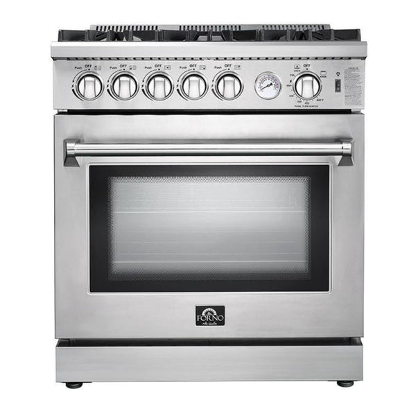 Forno Lseo 30" Gas Range with 5 Burners and Convection Oven (FFSGS6275-30)