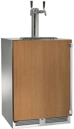 Perlick 24" Signature Series Outdoor Beer Dispenser with 5.2 cu. ft. Capacity, Panel Ready (HP24TO-4-2L-2 & HP24TO-4-2R-2)