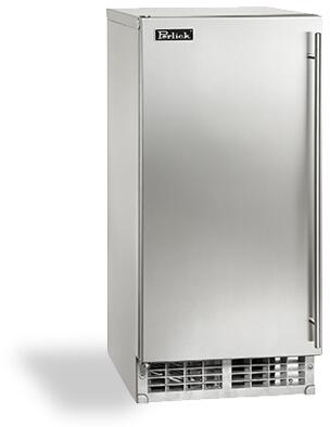 Perlick Series 15" Outdoor Undercounter Ice Maker with in Stainless Steel (H80CIMS-ADL & H80CIMS-ADR)