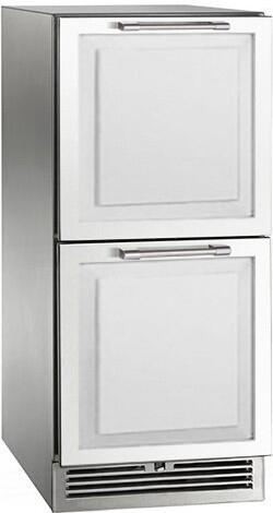 Perlick Signature Series 15" Outdoor Built-In Counter Depth Drawer Refrigerator with 2.8 cu. ft. Capacity, Panel Ready (HP15RO-4-6)