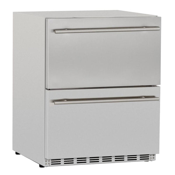 Summerset 24" 5.3 Cu. Ft. Outdoor Rated Deluxe Refrigerator Drawers (SSRFR-24DR2)