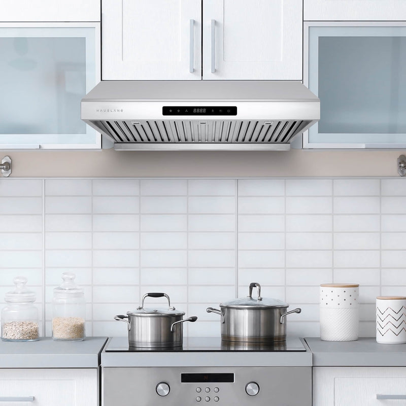 Hauslane 30-Inch Under Cabinet Range Hood with Stainless Steel Filters in Stainless Steel (UC-PS10SS-30)