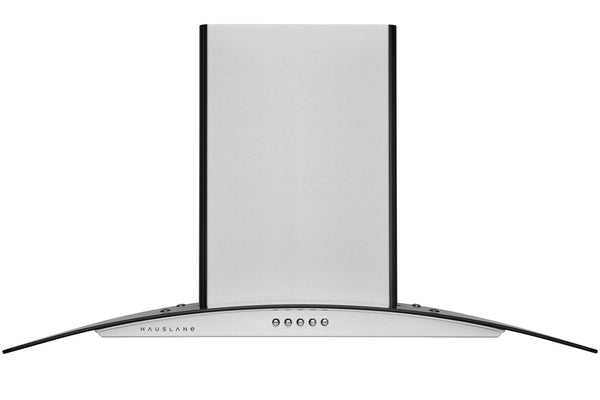 Hauslane 36-Inch Wall Mount Range Hood with Tempered Glass and Stainless Steel (WM-600SS-36)