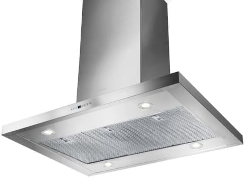 Faber 48" Bella Island Mounted Convertible Range Hood with 600 CFM Pro Class Blower in Stainless Steel (BELAIS48SS600)