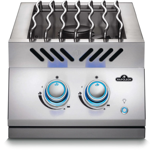 Napoleon 12" 700 Series Built-In Propane Gas Inline Dual Range Top Burner with Stainless Steel Cover (BIB12RTPSS)
