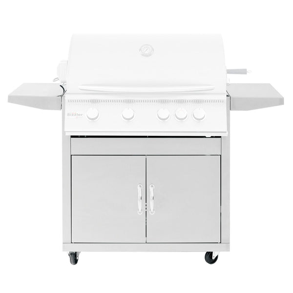 Summerset 32" Gas Grill Cart For Sizzler Gas Grills in Stainless Steel (CART-SIZ32)