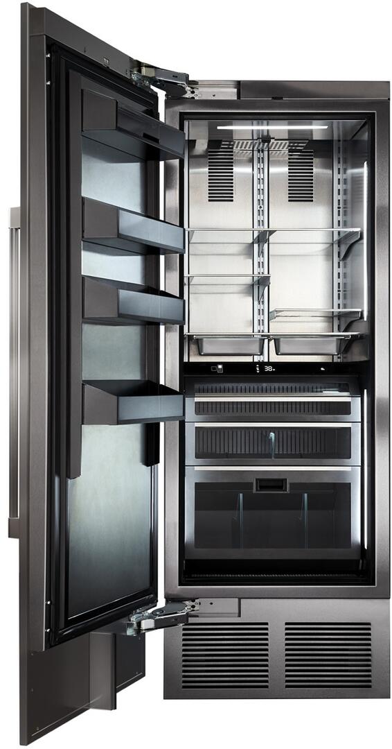 Perlick 30" Counter Depth Column Refrigerator with 16.6 cu. ft. Capacity, 4 Glass Shelves, Panel Ready (CR30R-1-2L & CR30R-1-2R)