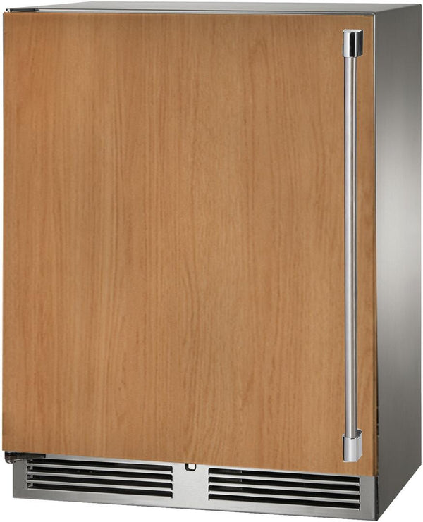 Perlick Signature Series 24" Outdoor Built-In Counter Depth Compact Refrigerator with 3.1 cu. ft. Capacity, Panel Ready (HH24RO-4-2L & HH24RO-4-2R)